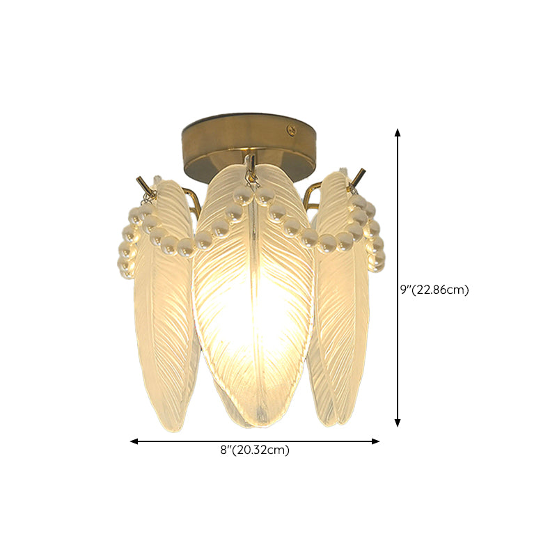 Contemporary Flush Mount Light Creative Glass Flush Mount Ceiling Light Fixture