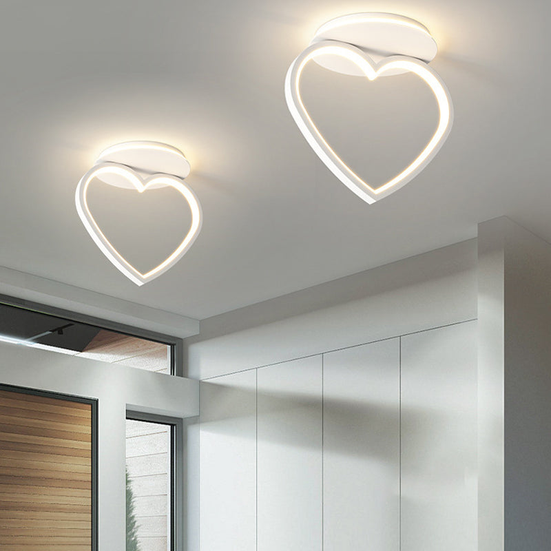 White LED Ceiling Light Modernism Flush Mount Lighting for Kitchen