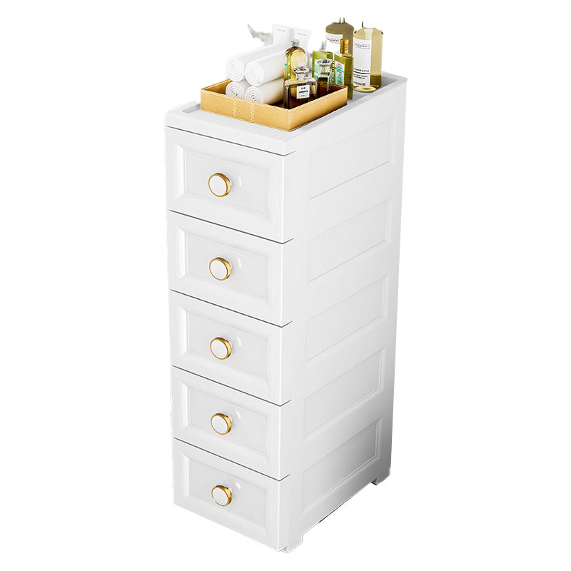 Ultra Modern Vertical Plastic Kids Dressers with Drawers for Bedroom