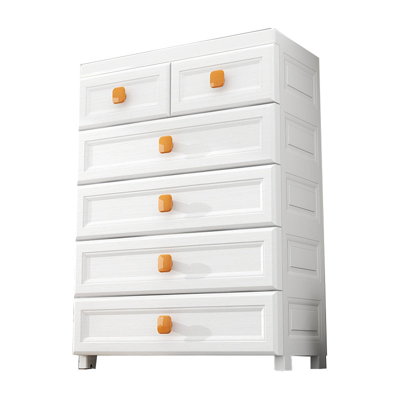 Modernism Vertical Plastic Nursery Dresser with 5/6 Drawers for Bedroom