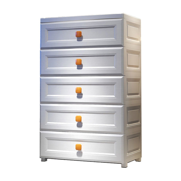 Modernism Vertical Plastic Nursery Dresser with 5/6 Drawers for Bedroom