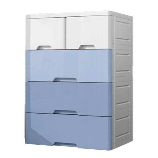 Modern Dresser Plastic Kids Nightstand with Drawers for Kids