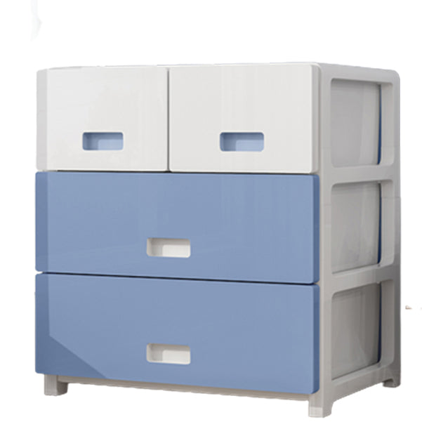 Modern Dresser Plastic Kids Nightstand with Drawers for Kids