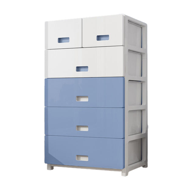 Modern Dresser Plastic Kids Nightstand with Drawers for Kids