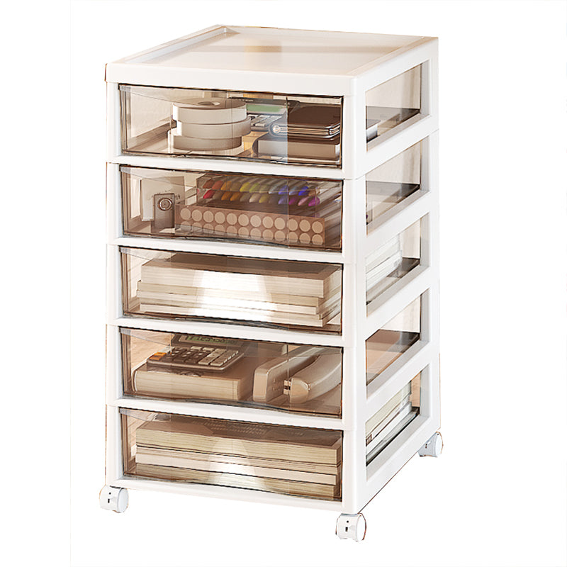 Vertical Transparent File Cabinet Contemporary Plastic Drawers File Cabinet