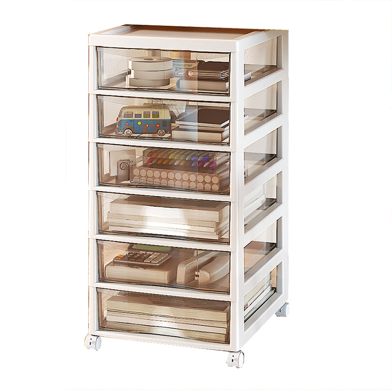 Vertical Transparent File Cabinet Contemporary Plastic Drawers File Cabinet