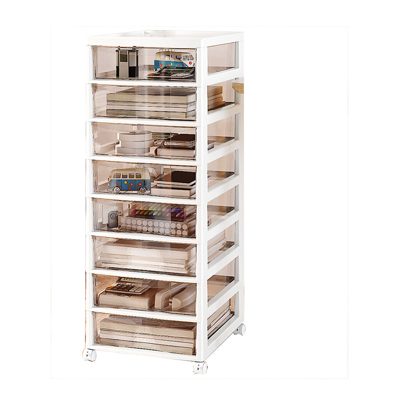 Vertical Transparent File Cabinet Contemporary Plastic Drawers File Cabinet