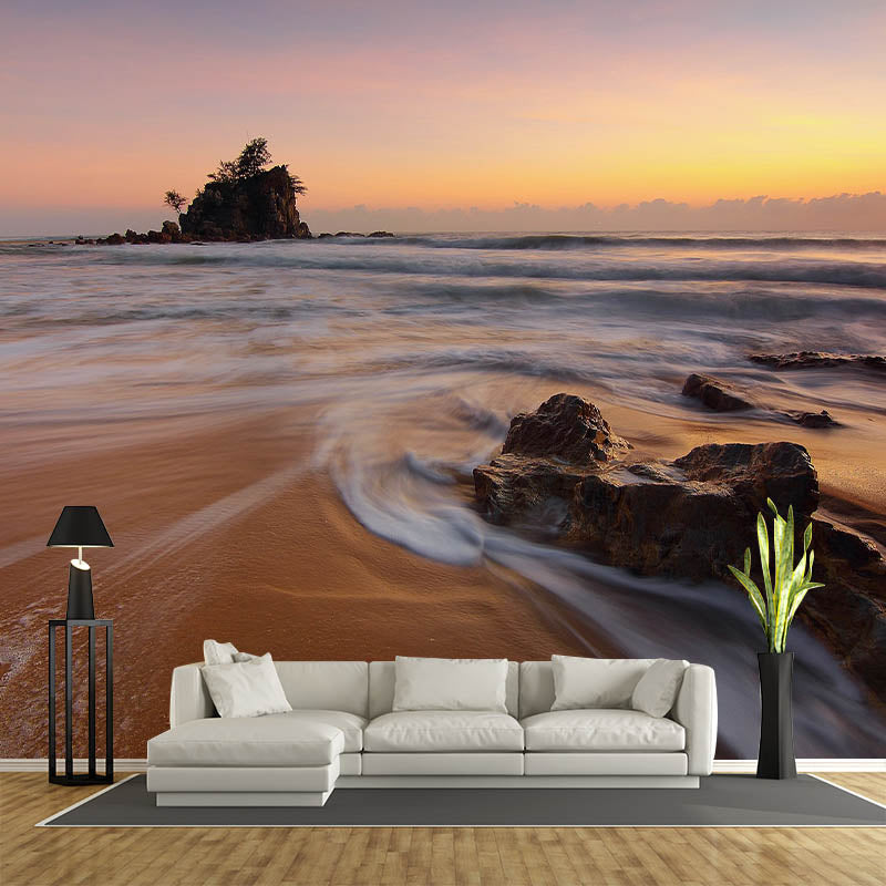 Modern Wall Mural Tropical Photography Sea Pattern Peel and Stick