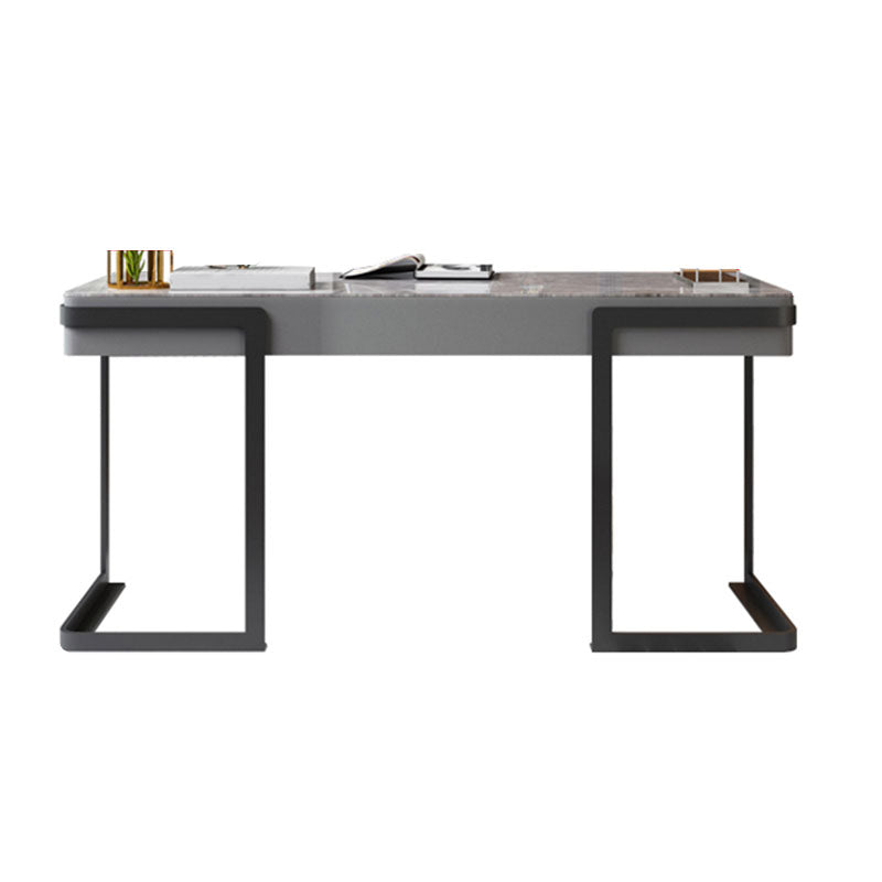 Rectangle Stone Top Office Desk Modern Style Writing Desk for Office