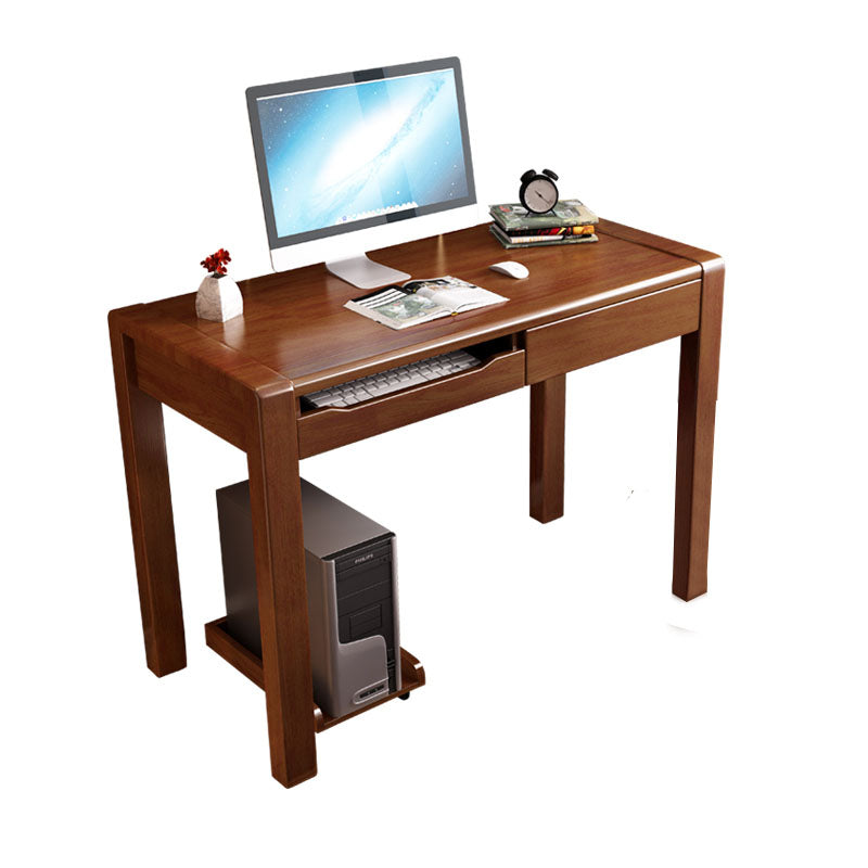 Contemporary Style Wood Office Desk Rectangular Shape Task Desk with 3 Drawers