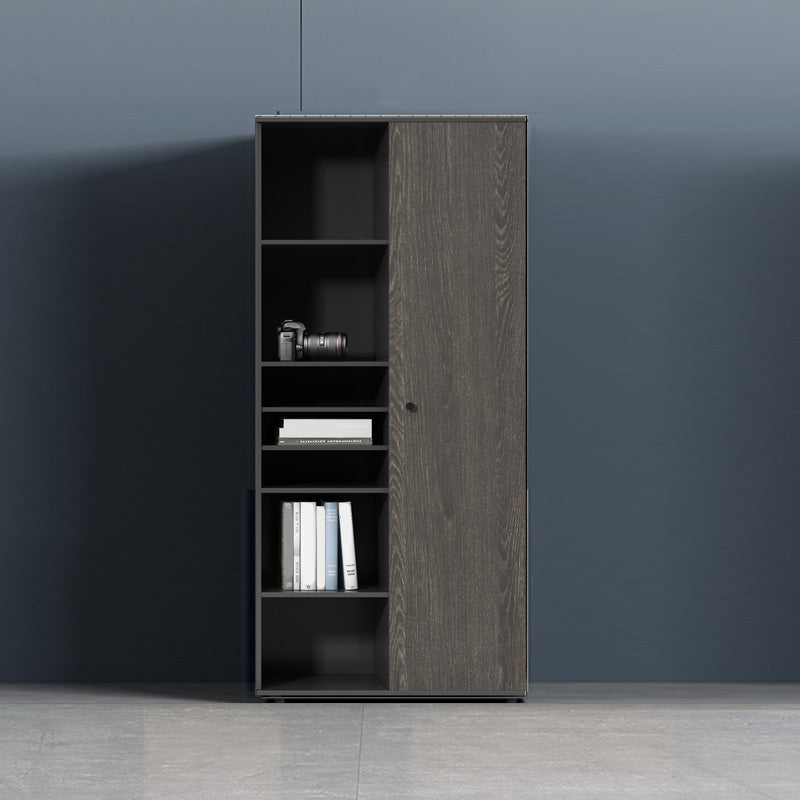 Contemporary Vertical File Cabinet Wooden Frame Storage File Cabinet