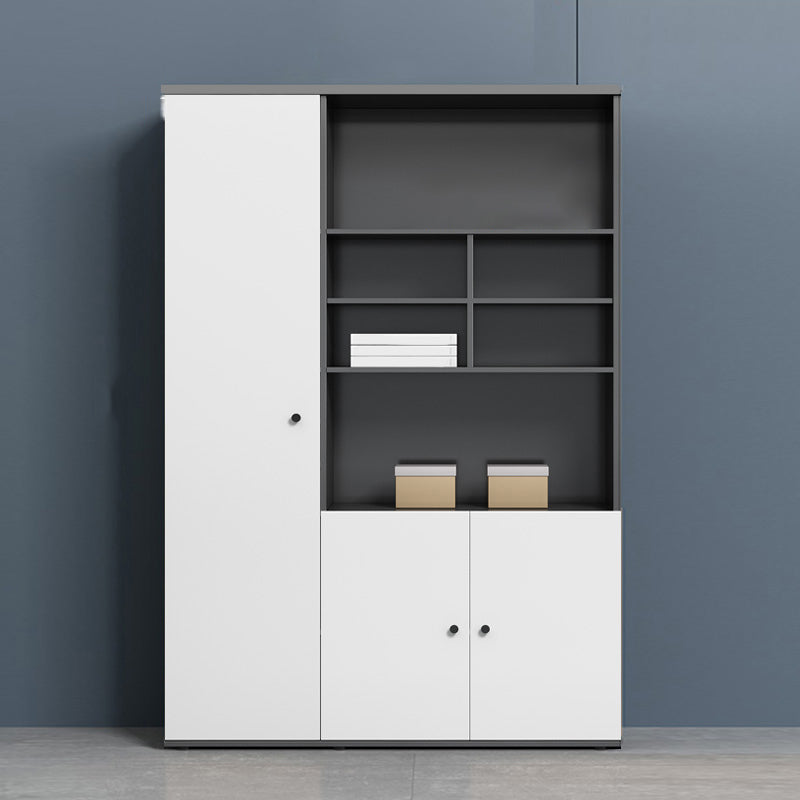 Contemporary Vertical File Cabinet Wooden Frame Storage File Cabinet