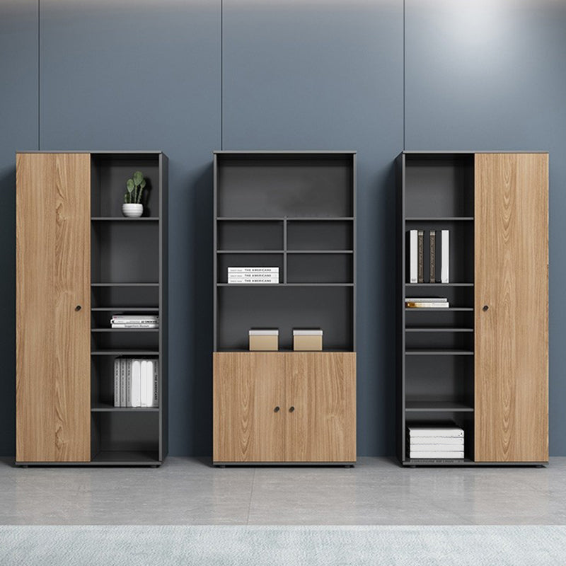 Contemporary Vertical File Cabinet Wooden Frame Storage File Cabinet