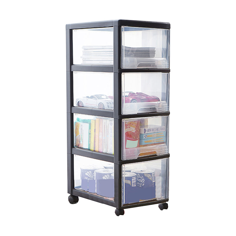 Vertical Transparent File Cabinet Plastic Drawers File Cabinet