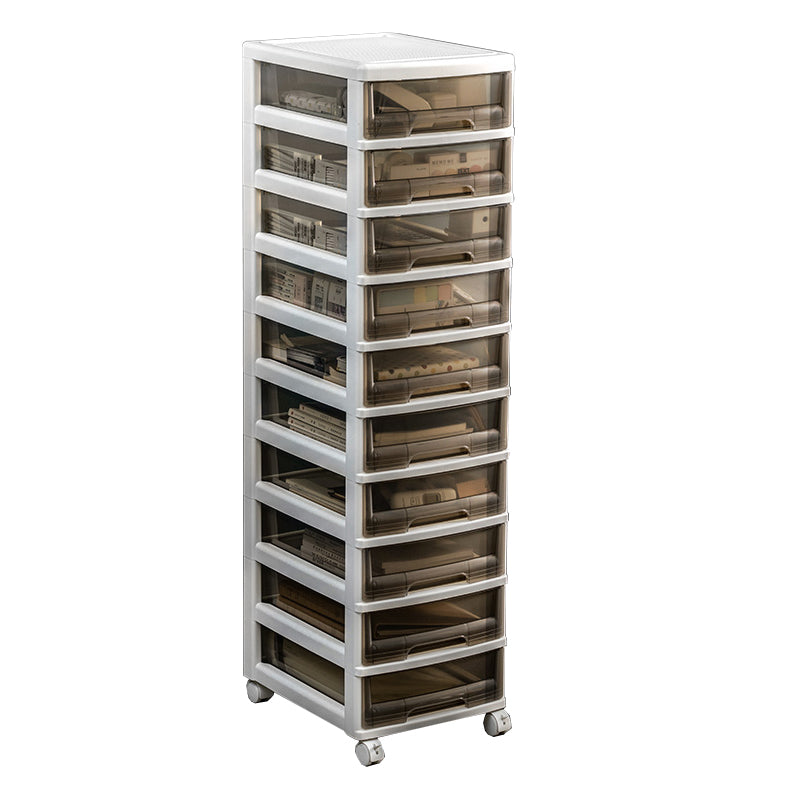 Vertical Transparent File Cabinet Plastic Drawers File Cabinet