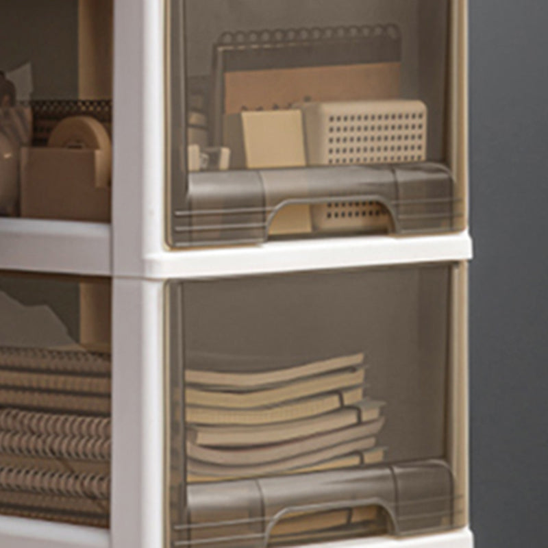 Vertical Transparent File Cabinet Plastic Drawers File Cabinet