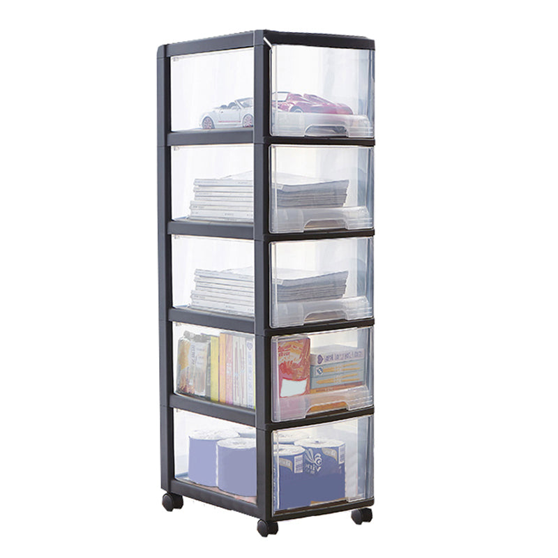 Vertical Transparent File Cabinet Plastic Drawers File Cabinet