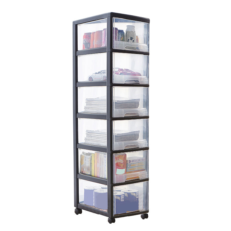 Vertical Transparent File Cabinet Plastic Drawers File Cabinet