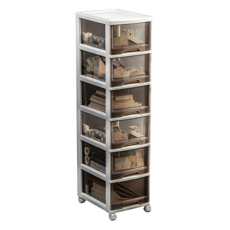 Vertical Transparent File Cabinet Plastic Drawers File Cabinet