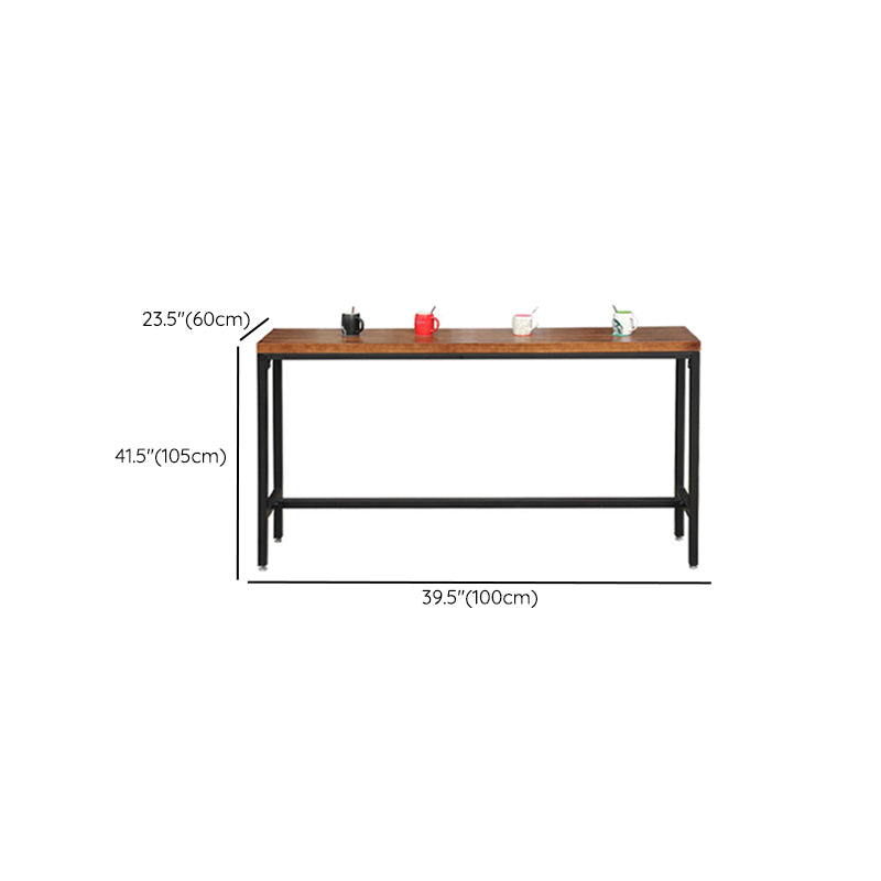 Rectangle Counter Height Table Contemporary Pub Height Dining Table