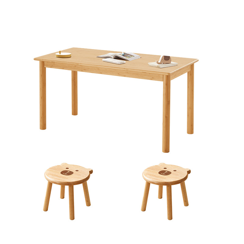 Writing Kids Desk and Chair Modern 19.7" H Bedroom Child Desk