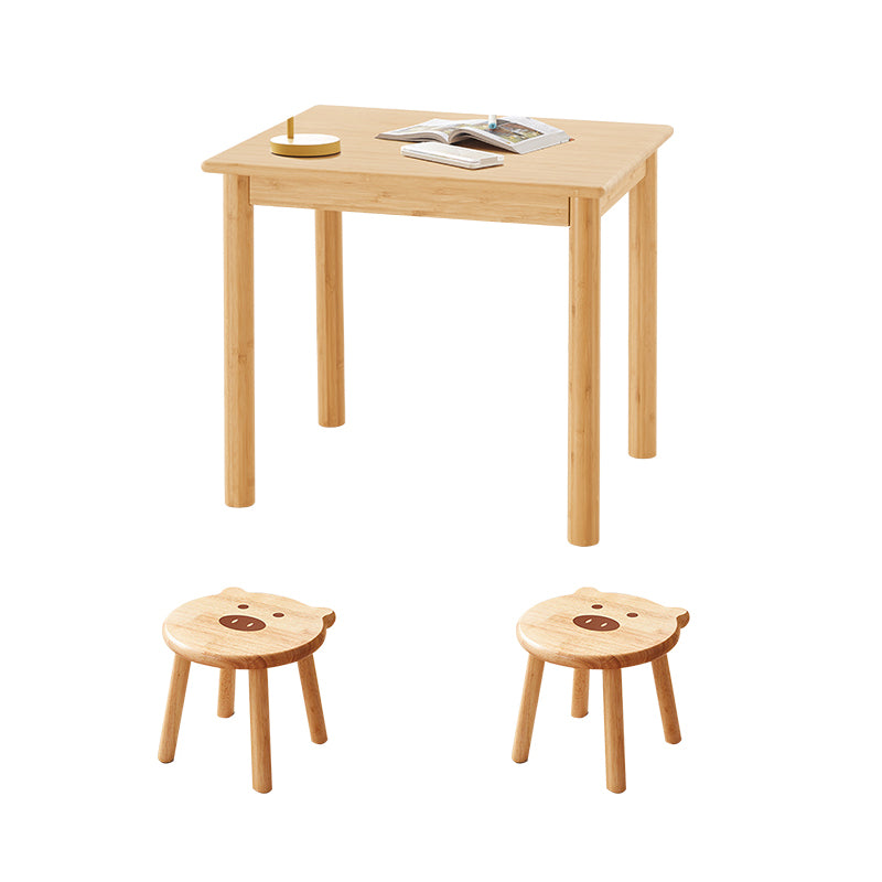 Writing Kids Desk and Chair Modern 19.7" H Bedroom Child Desk