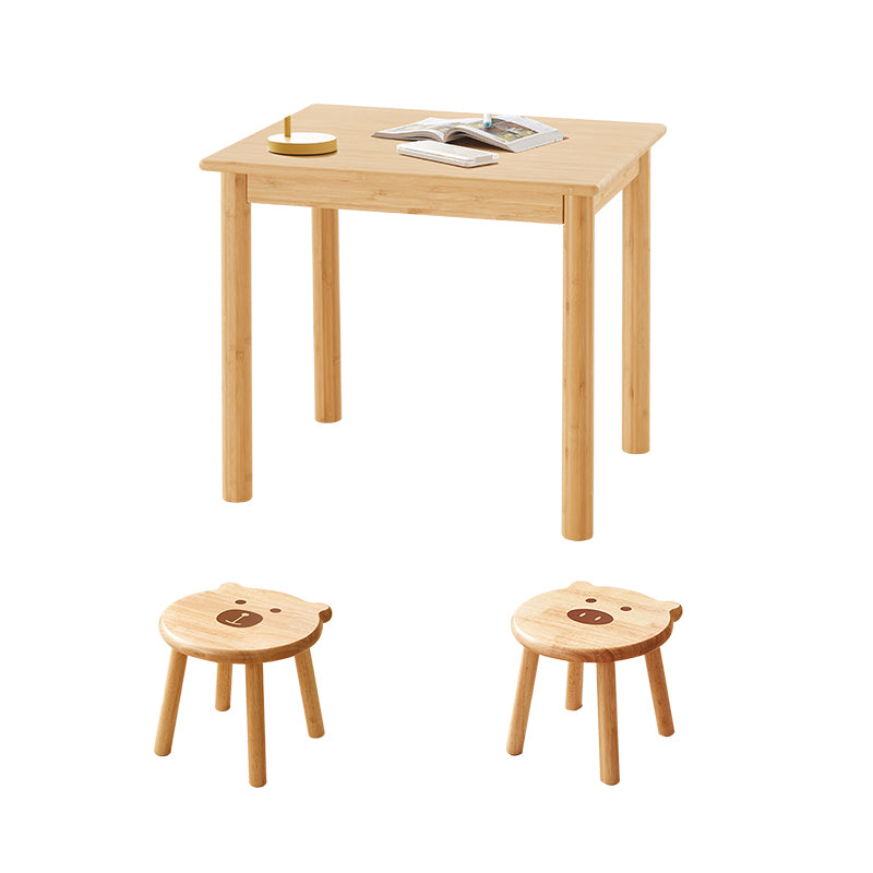 Writing Kids Desk and Chair Modern 19.7" H Bedroom Child Desk