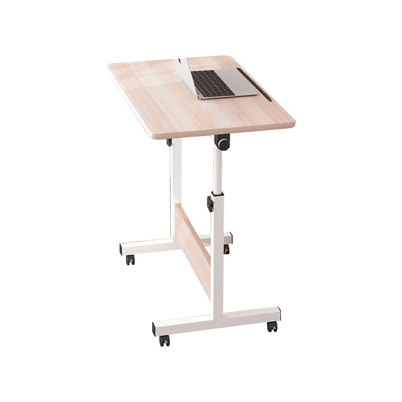 Adjustable Home Art Desk Wood and Metal Desk Kids Desk with Casters