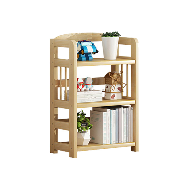 Scandinavian Pine Book Shelf Freestanding Standard Kids Bookshelf