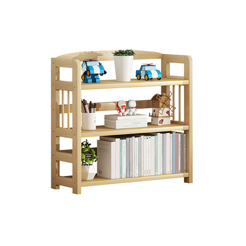 Scandinavian Pine Book Shelf Freestanding Standard Kids Bookshelf