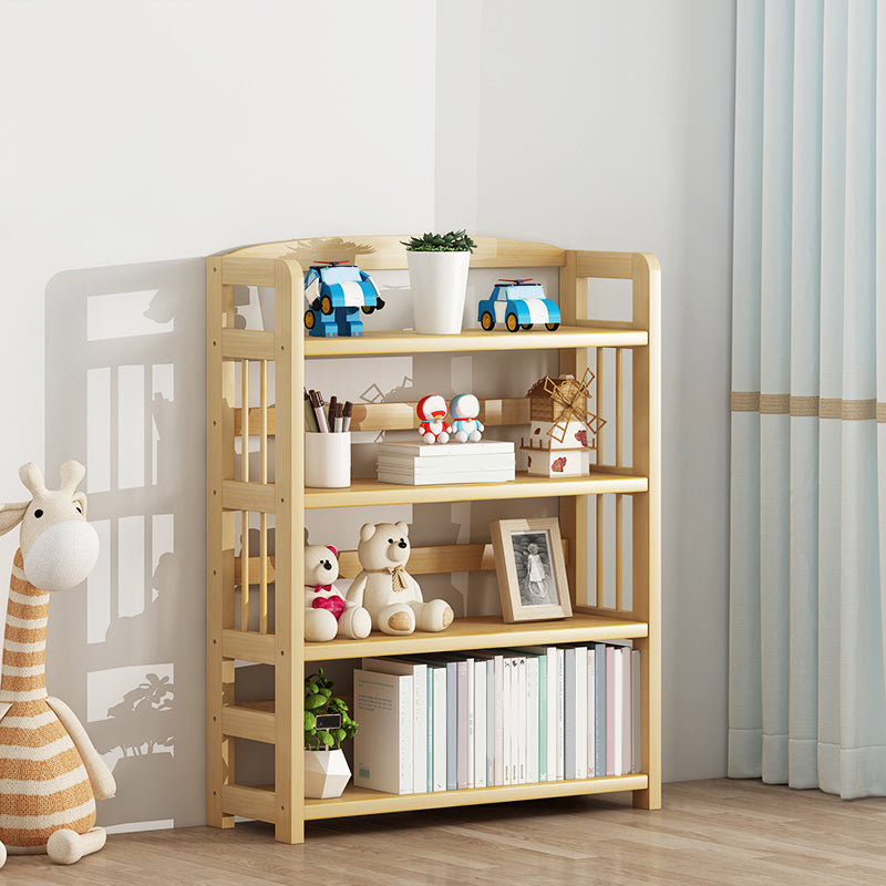 Scandinavian Pine Book Shelf Freestanding Standard Kids Bookshelf