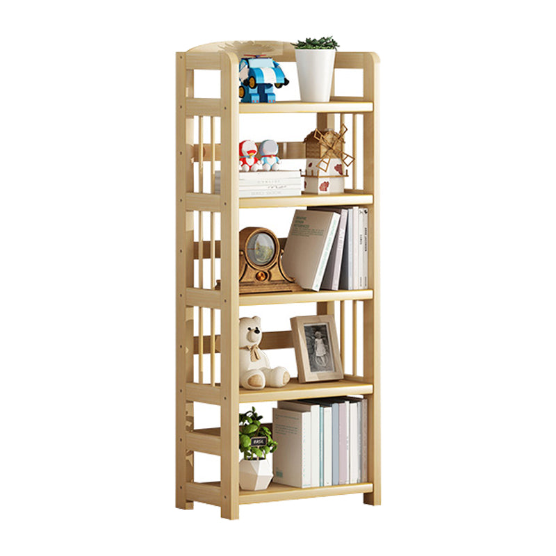 Scandinavian Pine Book Shelf Freestanding Standard Kids Bookshelf