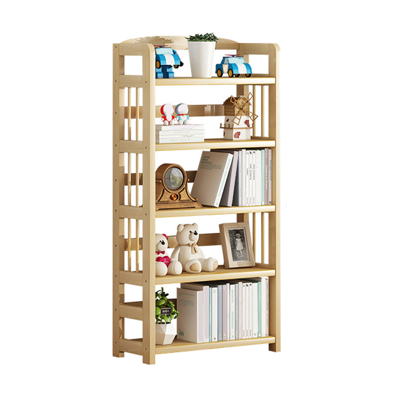 Scandinavian Pine Book Shelf Freestanding Standard Kids Bookshelf