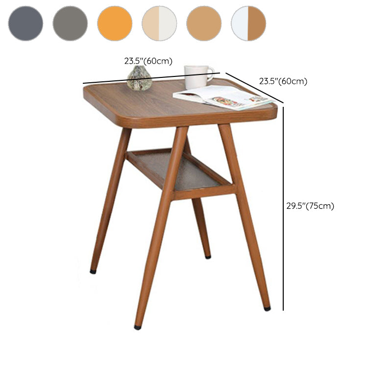 Modern Style Dining Set Square Metal 1/3 Pcs Dining Table Set