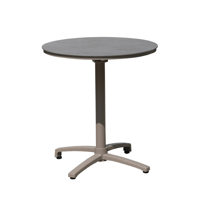 Modern Metal Frame Patio Table Manufactured Wood Dining Table