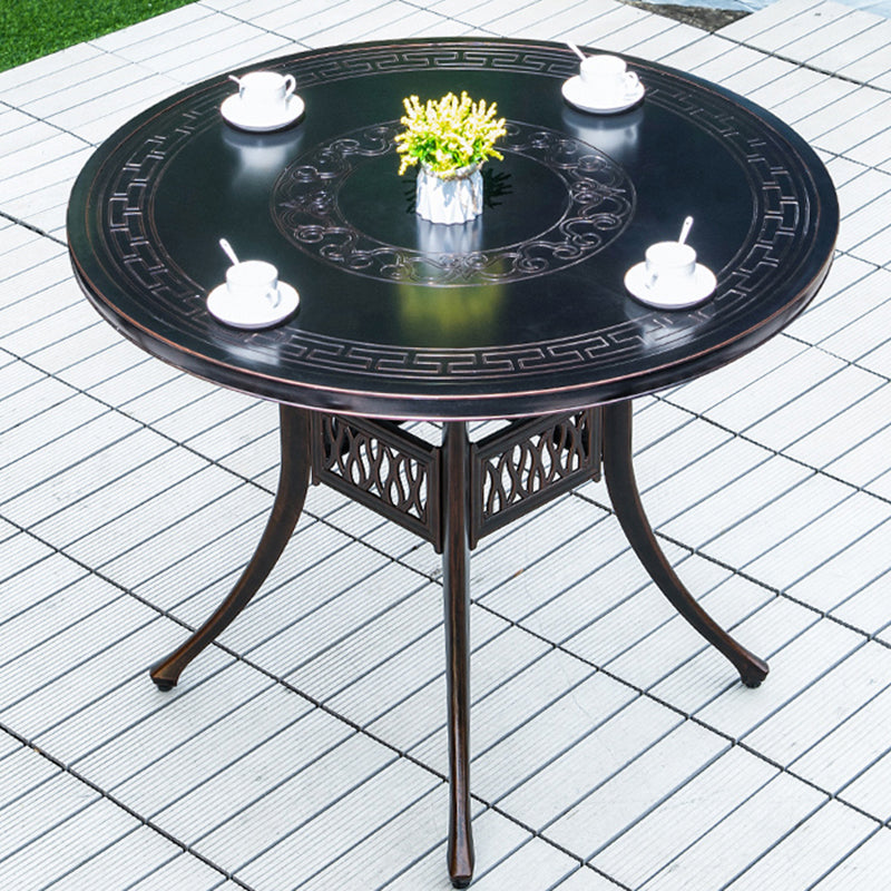 Aluminum Outdoor Patio Table Industrial UV Resistant Patio Table