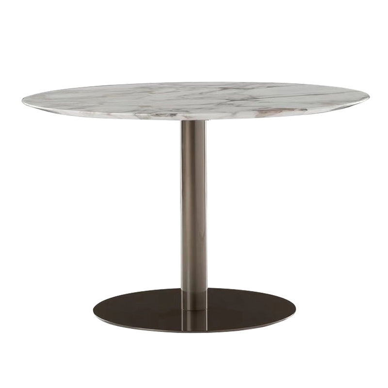 Modern Geometric Waterproof Courtyard Table Metal Base Outdoor Table