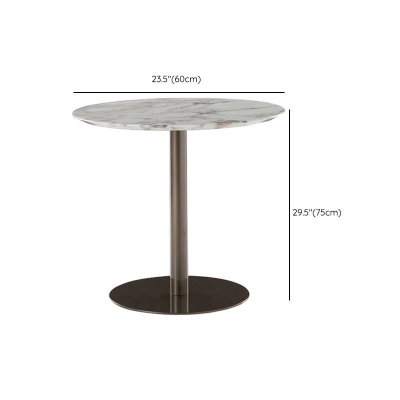 Modern Geometric Waterproof Courtyard Table Metal Base Outdoor Table