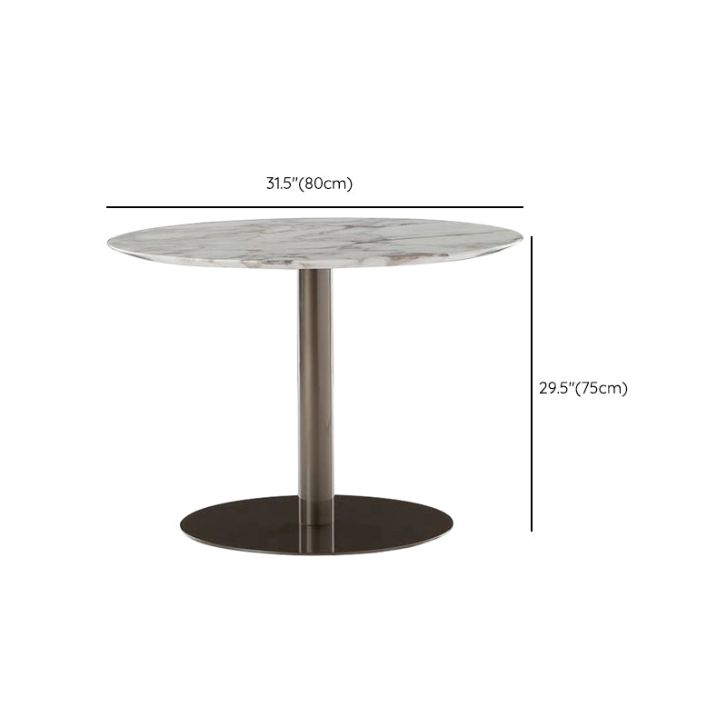 Modern Geometric Waterproof Courtyard Table Metal Base Outdoor Table