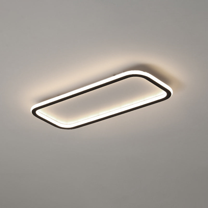 Modern Style Ceiling Light LED Ceiling Mount Light with Silica Gel Shade for Bedroom