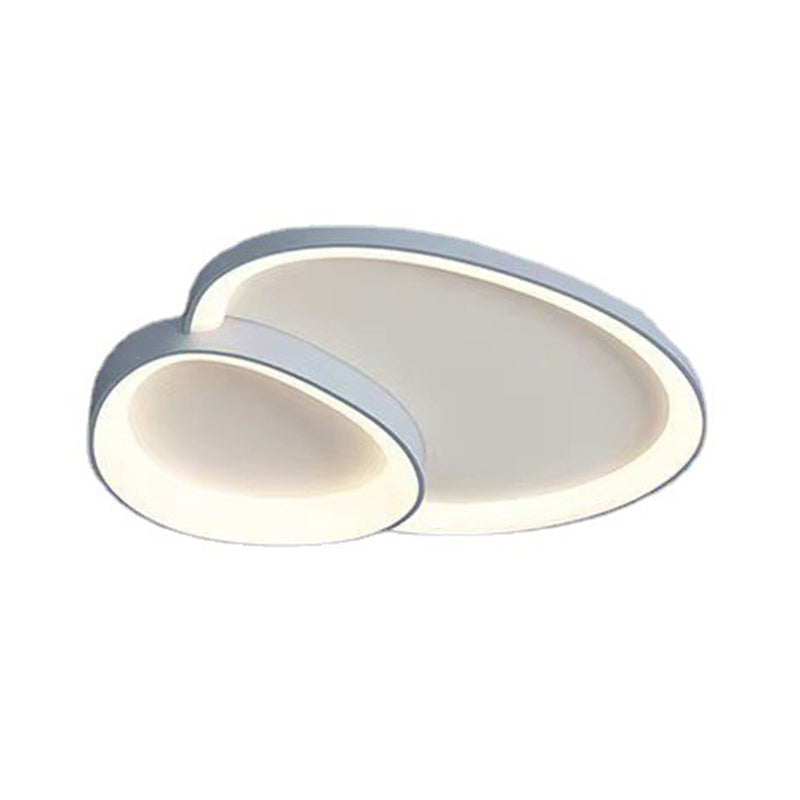 Multi Lights Ceiling Light Modern LED Ceiling Mount Light with Acrylic Shade for Bedroom