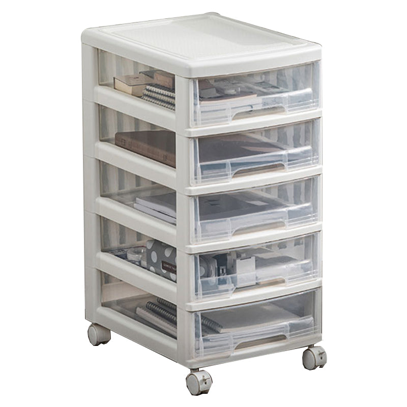 Transparent File Cabinet Modern Plastic Drawers Filing Cabinet