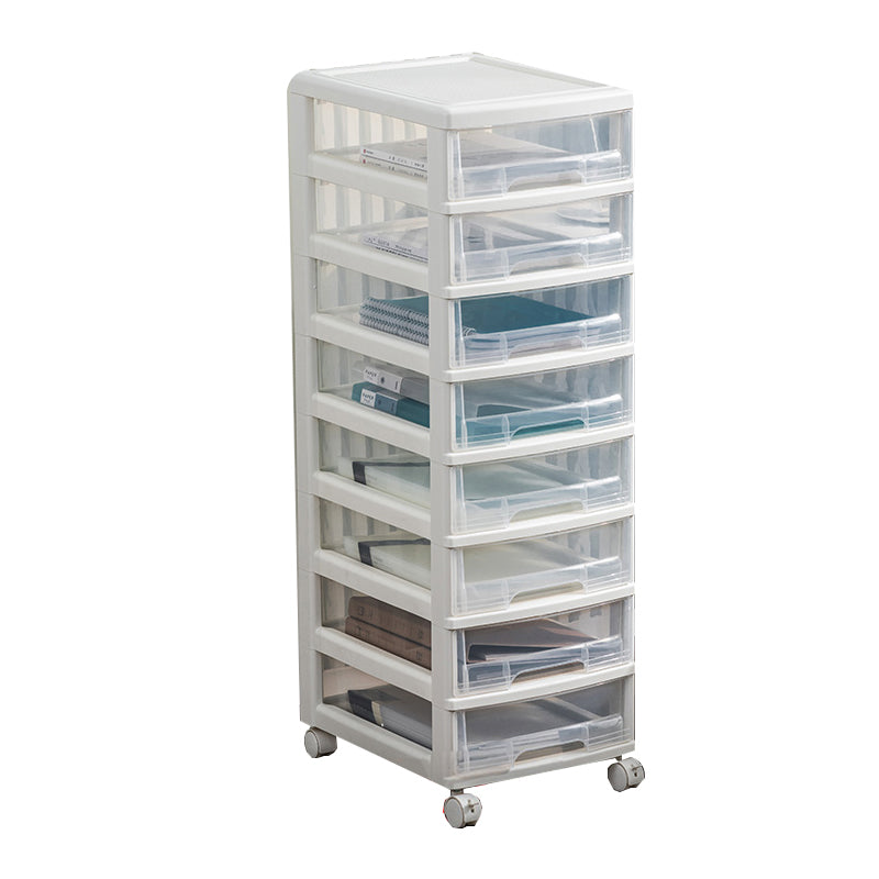 Transparent File Cabinet Modern Plastic Drawers Filing Cabinet