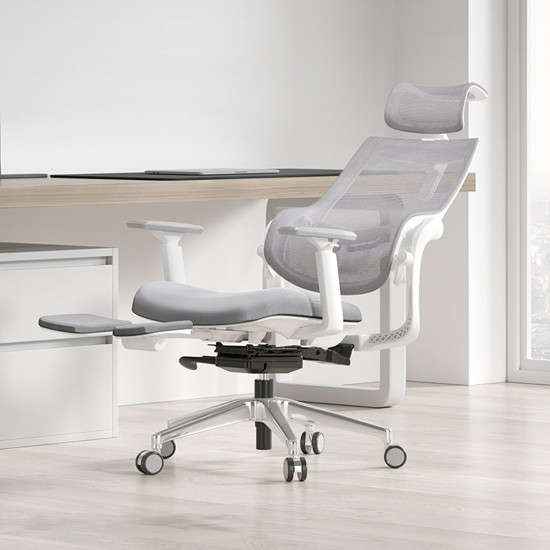 Contemporary Adjustable Arm Office Chair Desk Chair with Wheels