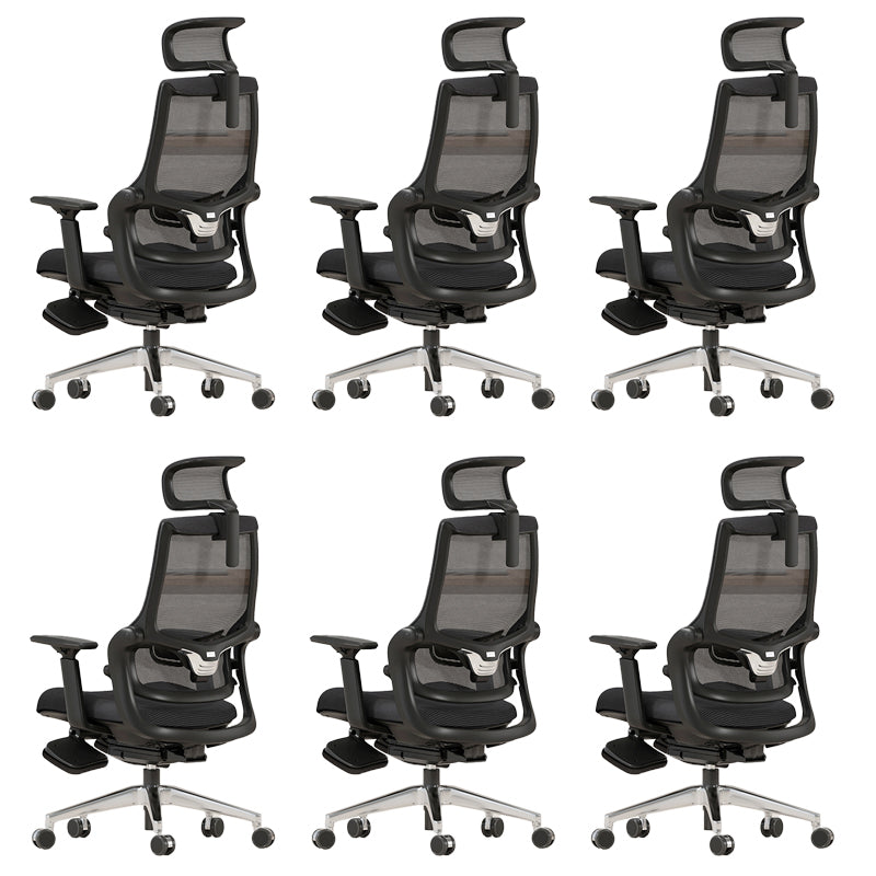 Contemporary Adjustable Arm Office Chair Desk Chair with Wheels