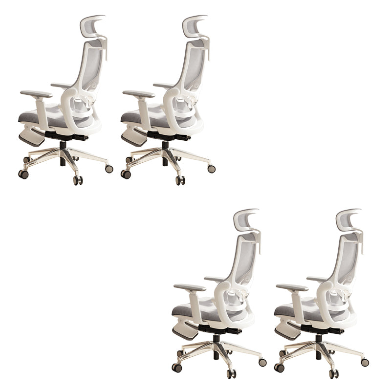 Contemporary Adjustable Arm Office Chair Desk Chair with Wheels