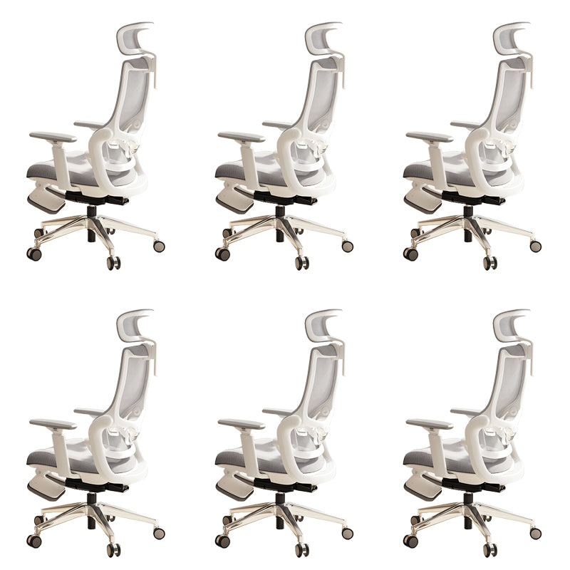 Contemporary Adjustable Arm Office Chair Desk Chair with Wheels