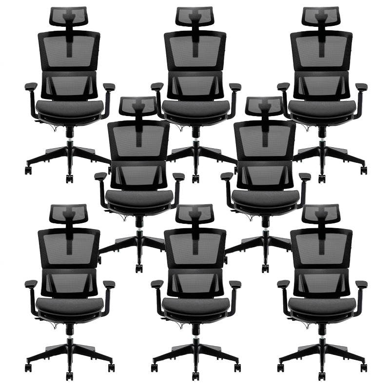 Contemporary Height Adjustable Office Chair Mesh Desk Chair for Office