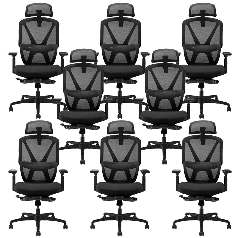 Contemporary Height Adjustable Office Chair Mesh Desk Chair for Office