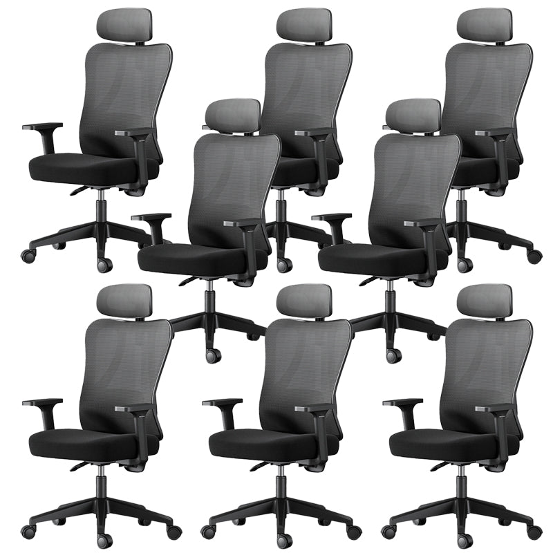 Modern Height Adjustable Office Chair Mesh Black Desk Chair for Office